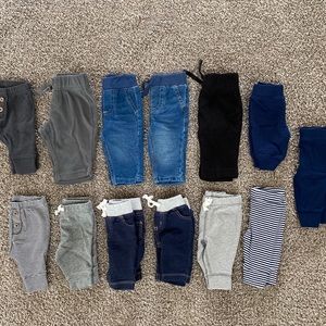 Lot of baby boy bottoms